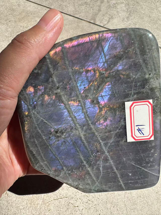 Moon Rituals exact piece rare large purple flash Labradorite freeform #1