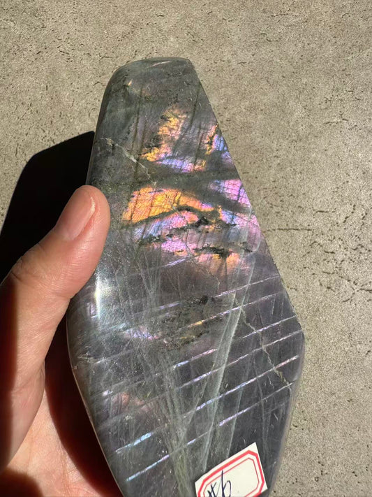 Moon Rituals exact piece rare large purple flash Labradorite freeform #6