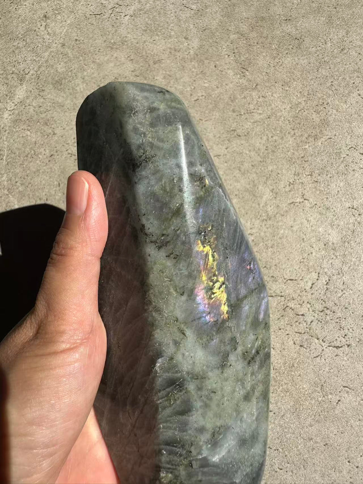 Moon Rituals exact piece rare large purple flash Labradorite freeform #6