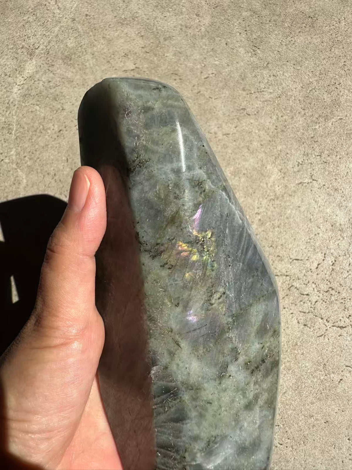 Moon Rituals exact piece rare large purple flash Labradorite freeform #6