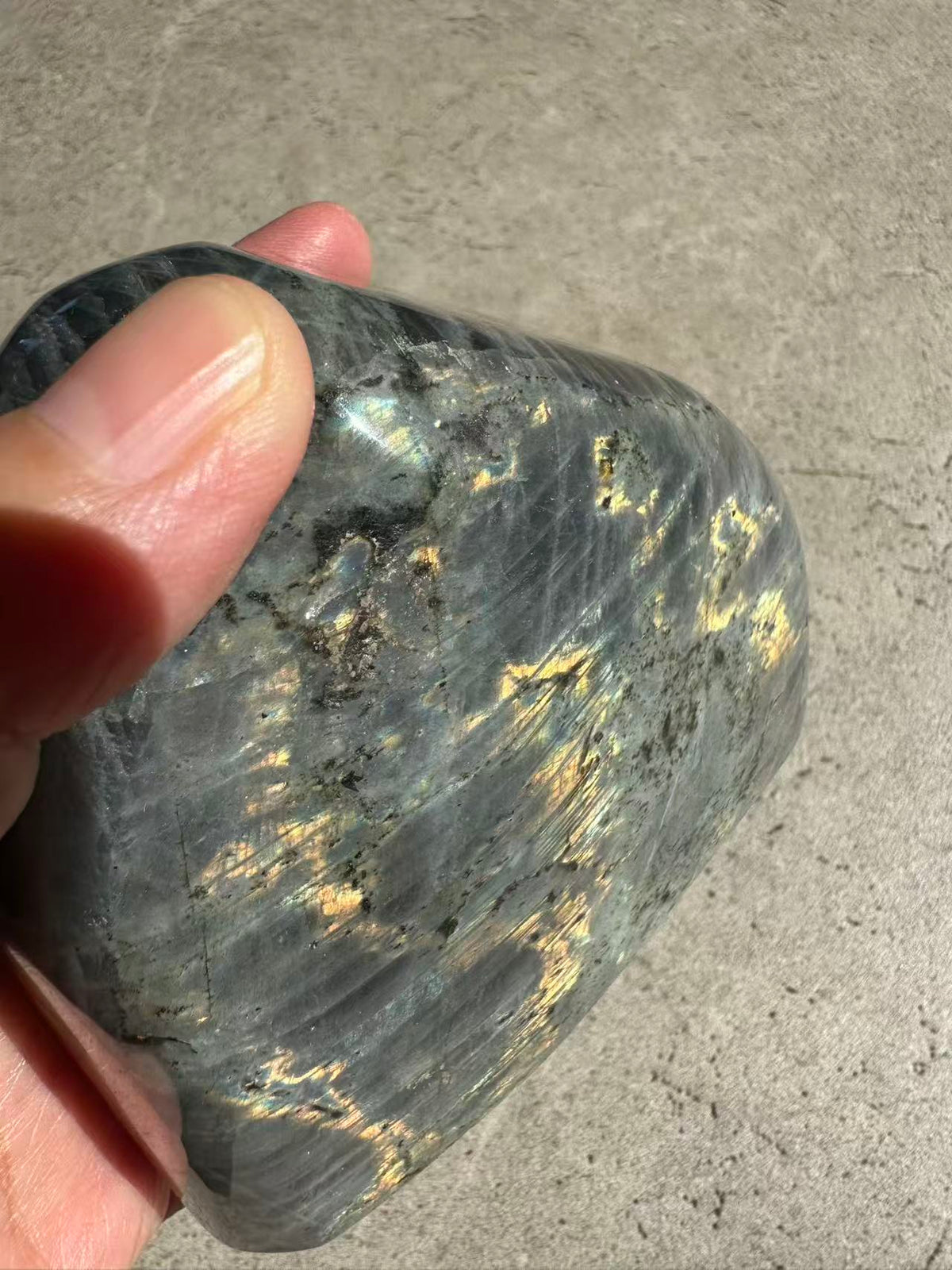 Moon Rituals exact piece rare large purple flash Labradorite freeform #6