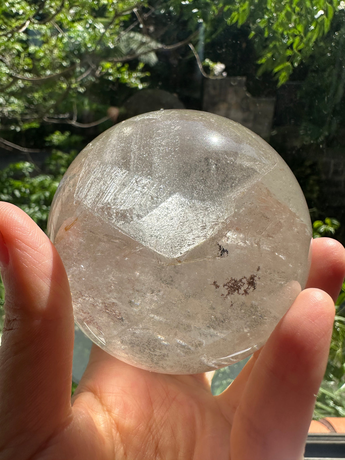 Light Smoky Quartz Sphere with Mountain Phantom | 596g 7cm Exact Piece #2