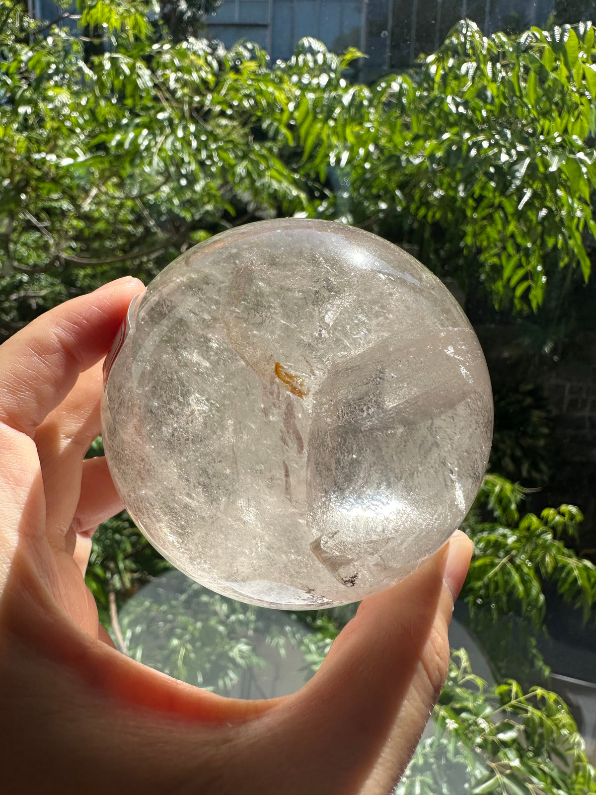 Light Smoky Quartz Sphere with Mountain Phantom | 596g 7cm Exact Piece #2