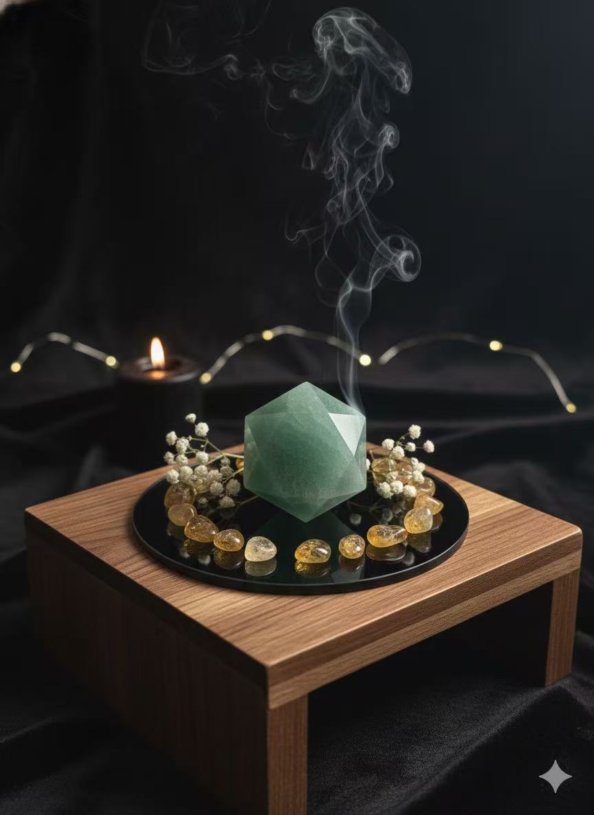 Green Aventurine Hexagon – Natural Crystal 3cm product photo 6