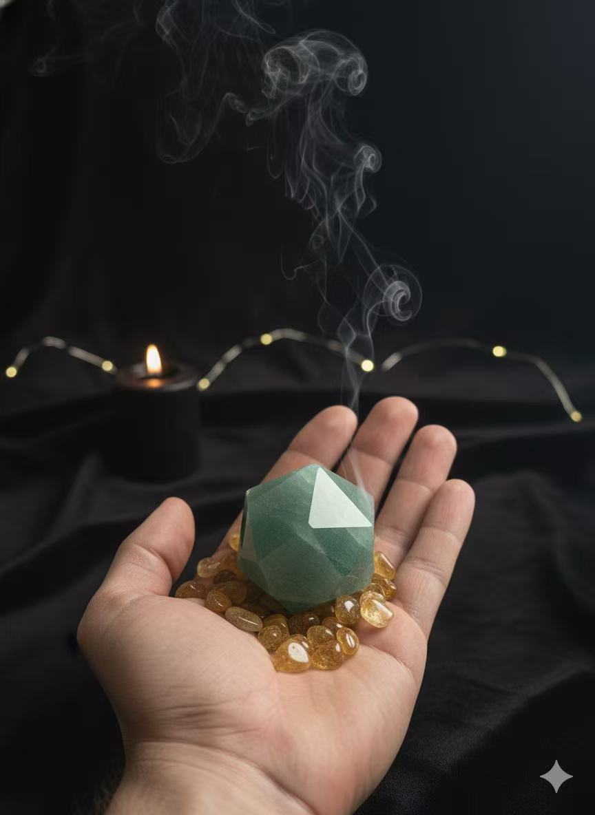 Green Aventurine Hexagon – Natural Crystal 3cm product photo 7
