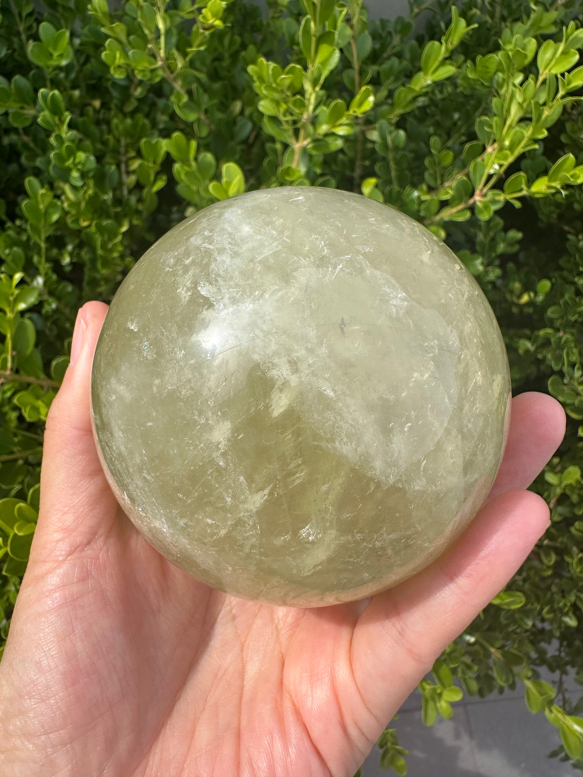 Brazilian Citrine Sphere with Golden Colour, Exact Piece #4 – product view
