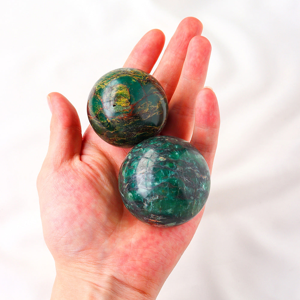 Colombian Emerald Sphere | Rich Green Mineral 4–5cm
