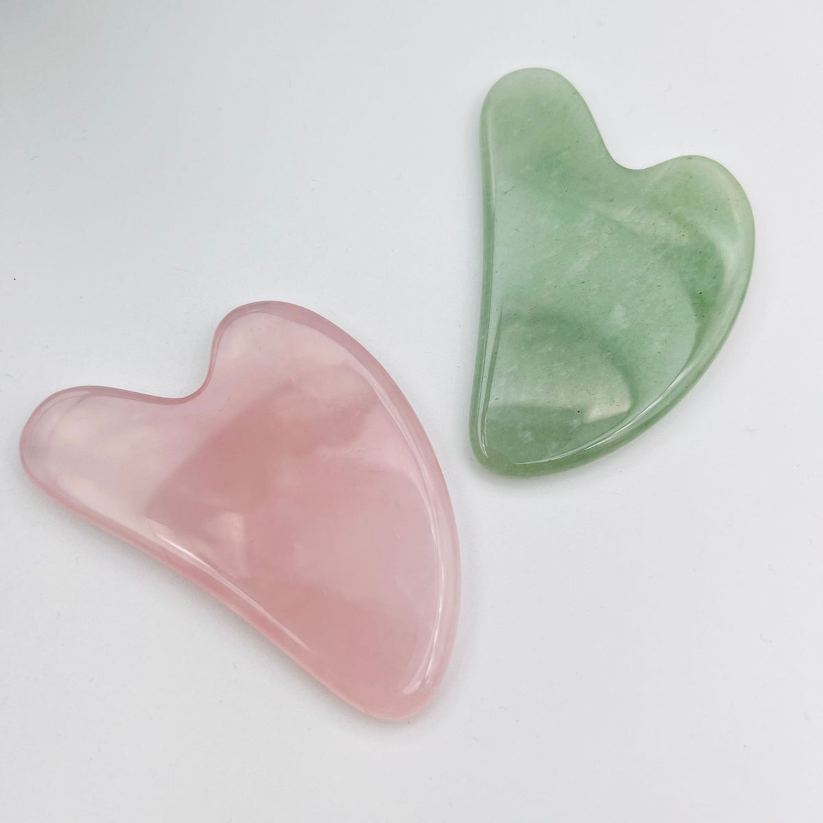 Clear Quartz gua sha facial massage tool