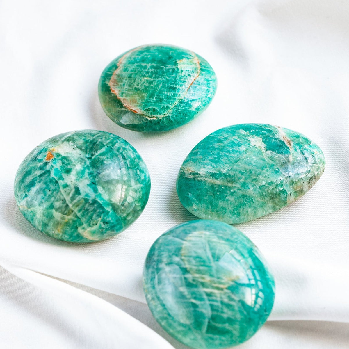 Amazonite Palm Stone | Natural Polished Crystal