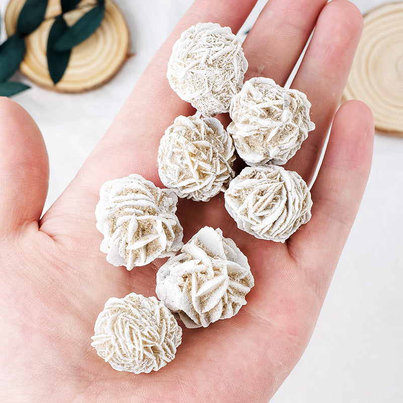 Desert Rose Selenite Set | 5 Natural Rosettes 2–3cm
