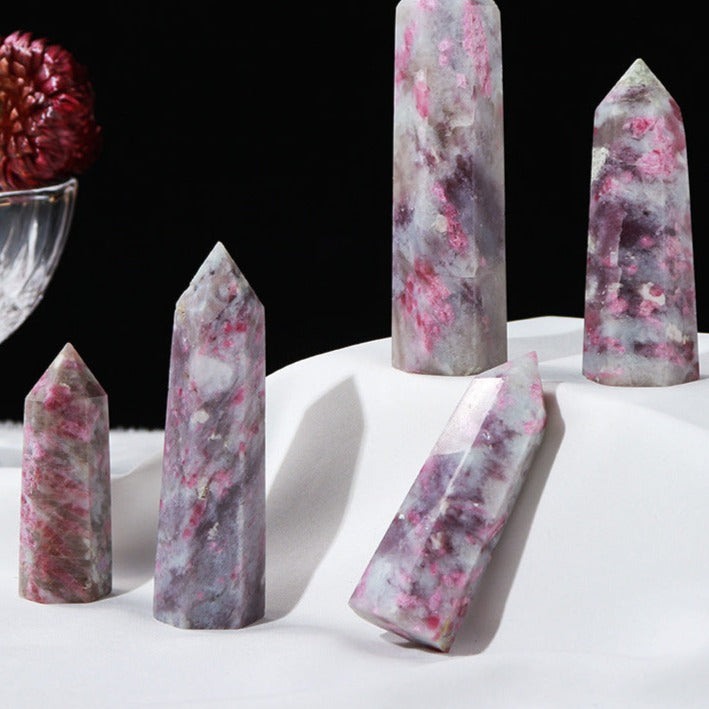 Plum Tourmaline Tower – Plum & Mauve Crystal Point 5–8cm product photo 4