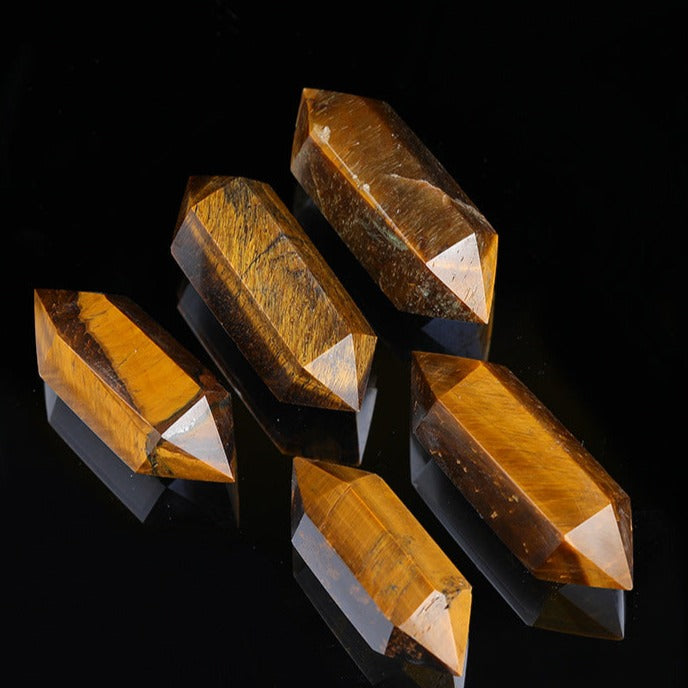 Tiger’s Eye Double-Terminated Point – Natural Crystal product photo 2