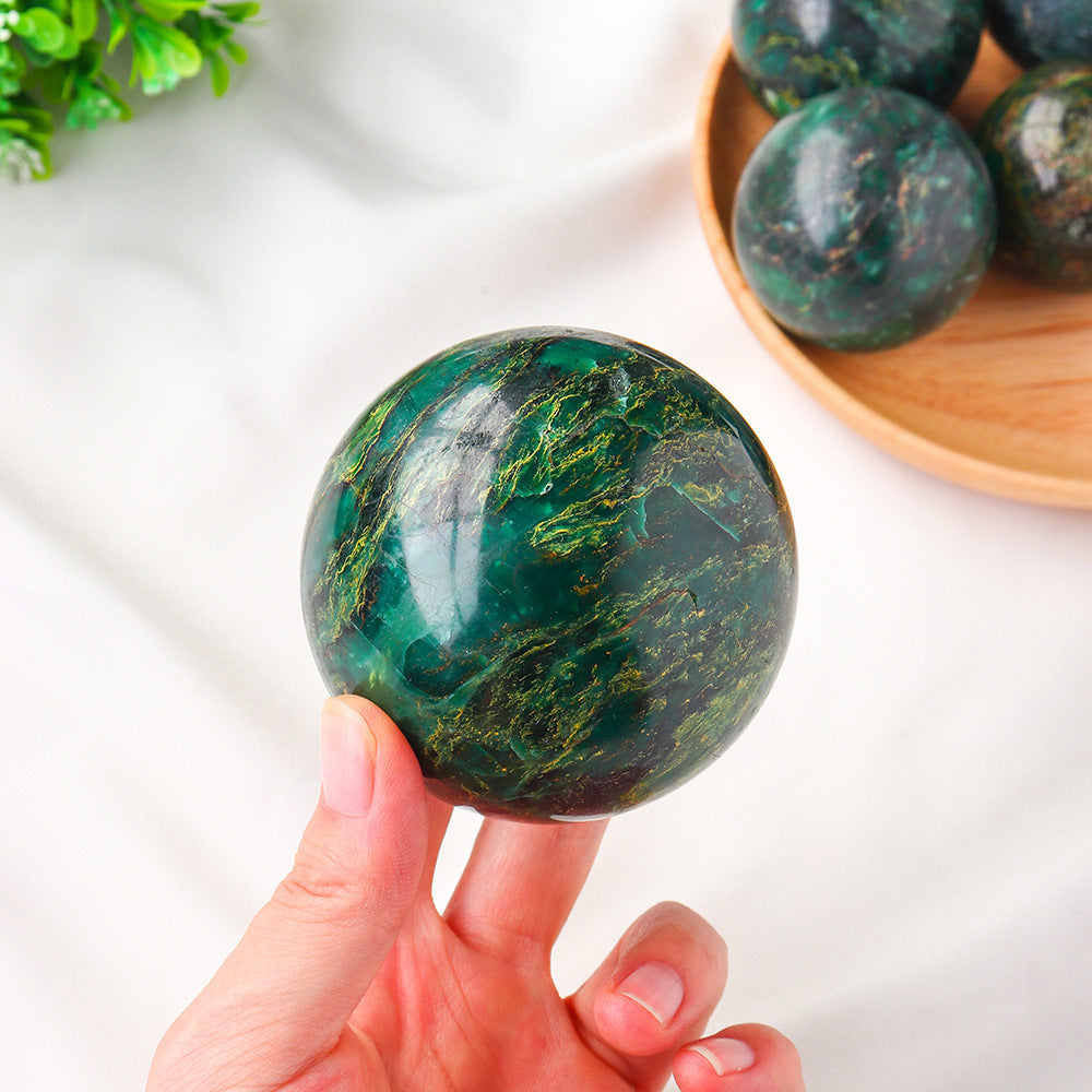 Exquisite Emerald Sphere - Channel the Essence of Renewal