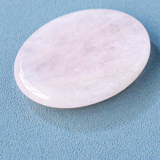 Natural crystal thumb stone alternate product example with polished surface