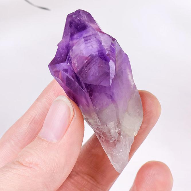 Skeletal Amethyst (Elestial) Crystal, Natural Specimen 15–70g – product overview