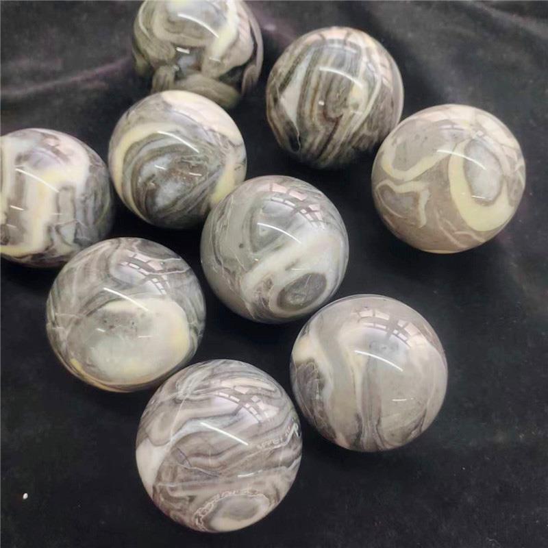 Shell Jasper Sphere | Natural Patterned Stone Ball