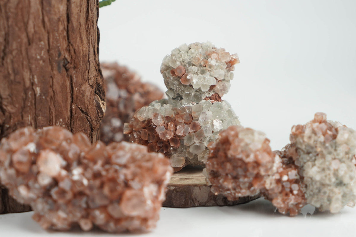 Aragonite Sputnik Cluster | Natural Starburst Mineral 100–200g