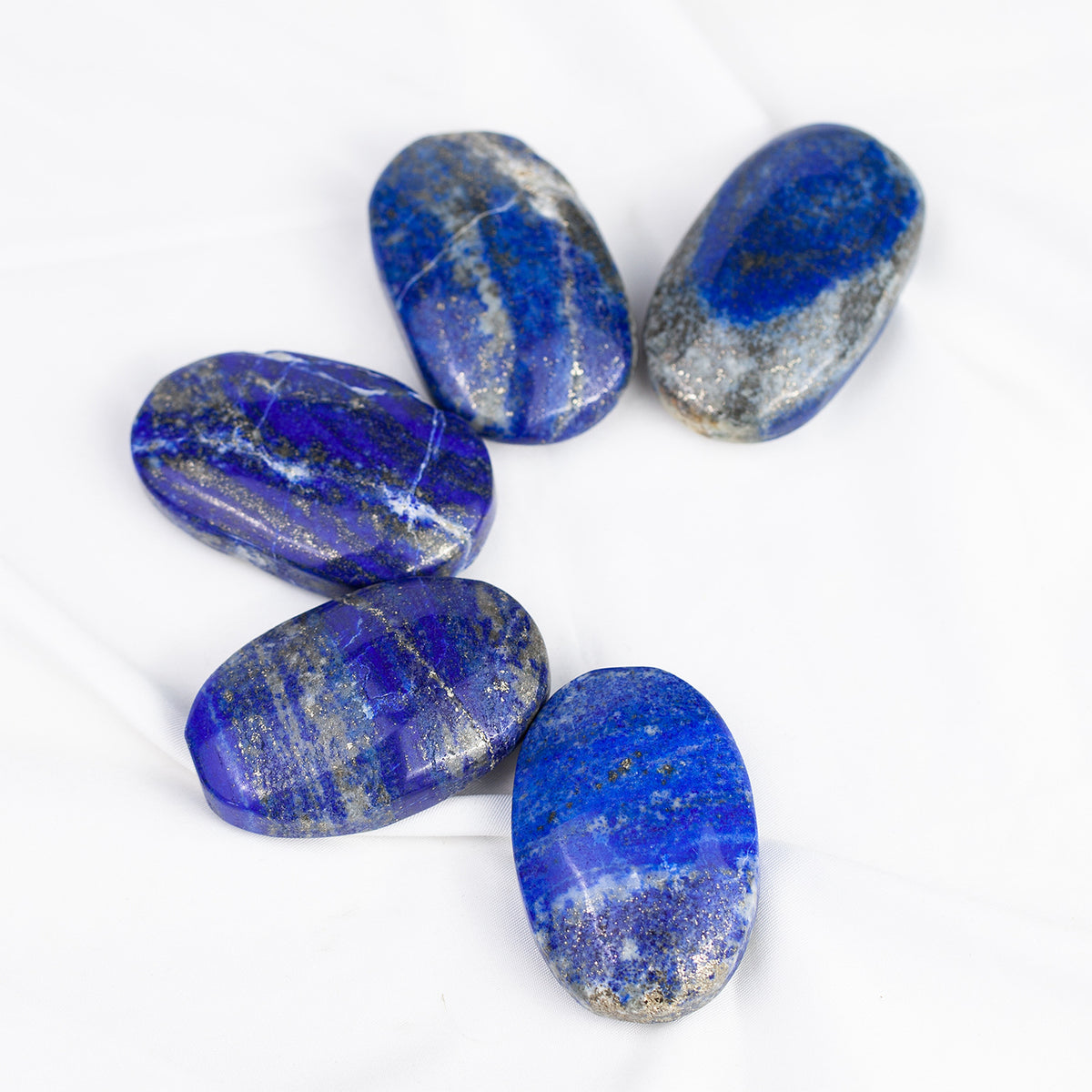Lapis Lazuli Palm Stone – Natural Blue Crystal 4–6cm product photo 3
