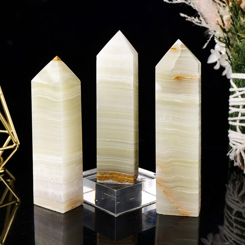 Afghanistan Jade Tower - Générateur de points de cristal de guérison - Énergie positive, harmonie et beauté naturelle
