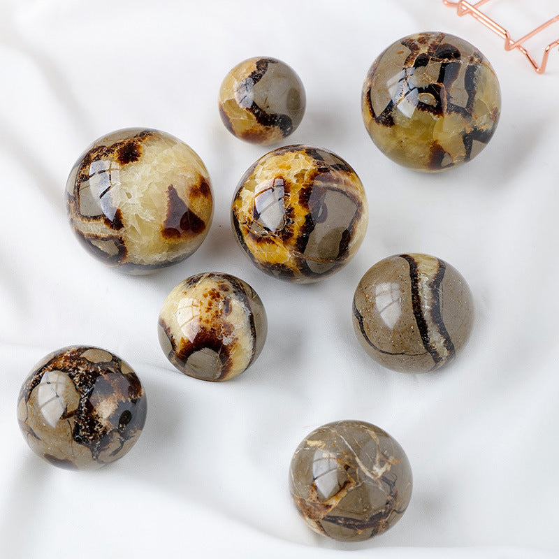Septarian Sphere | Natural Patterned Stone Ball 5–6cm