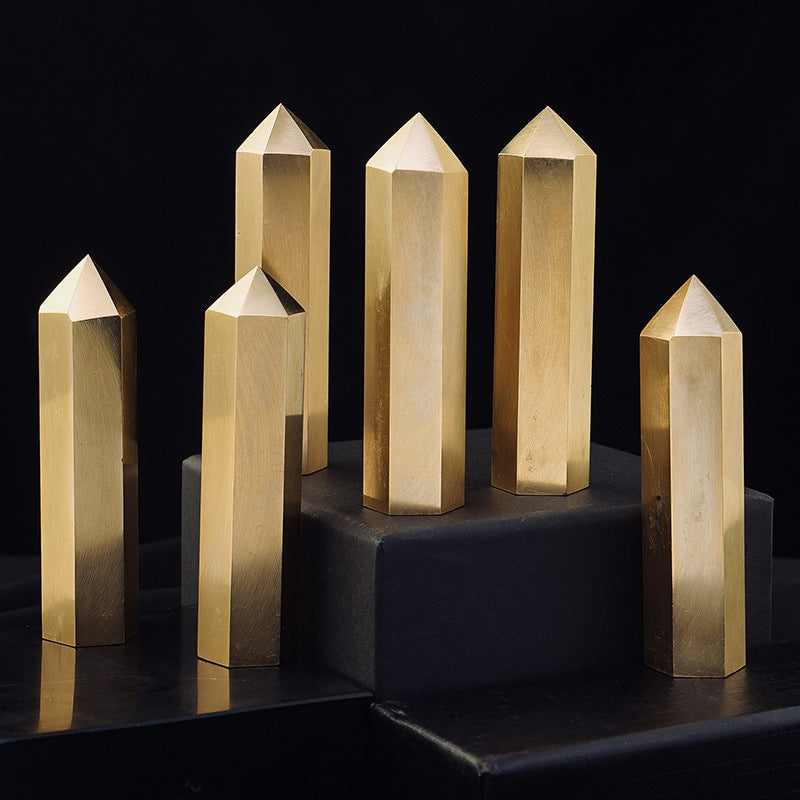 Pyrite Tower | Natural Mineral Point 8cm