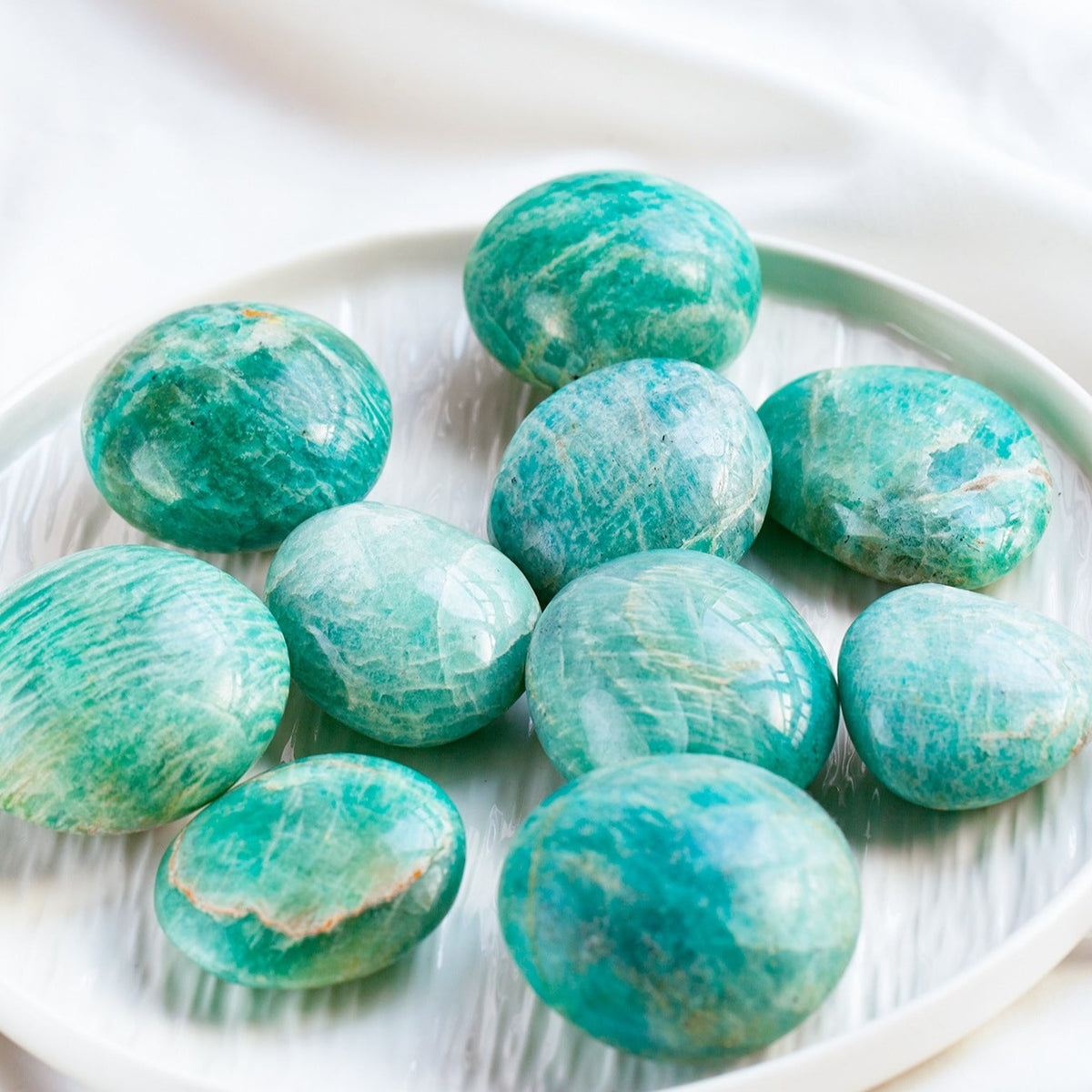 Amazonite Palm Stone | Natural Polished Crystal