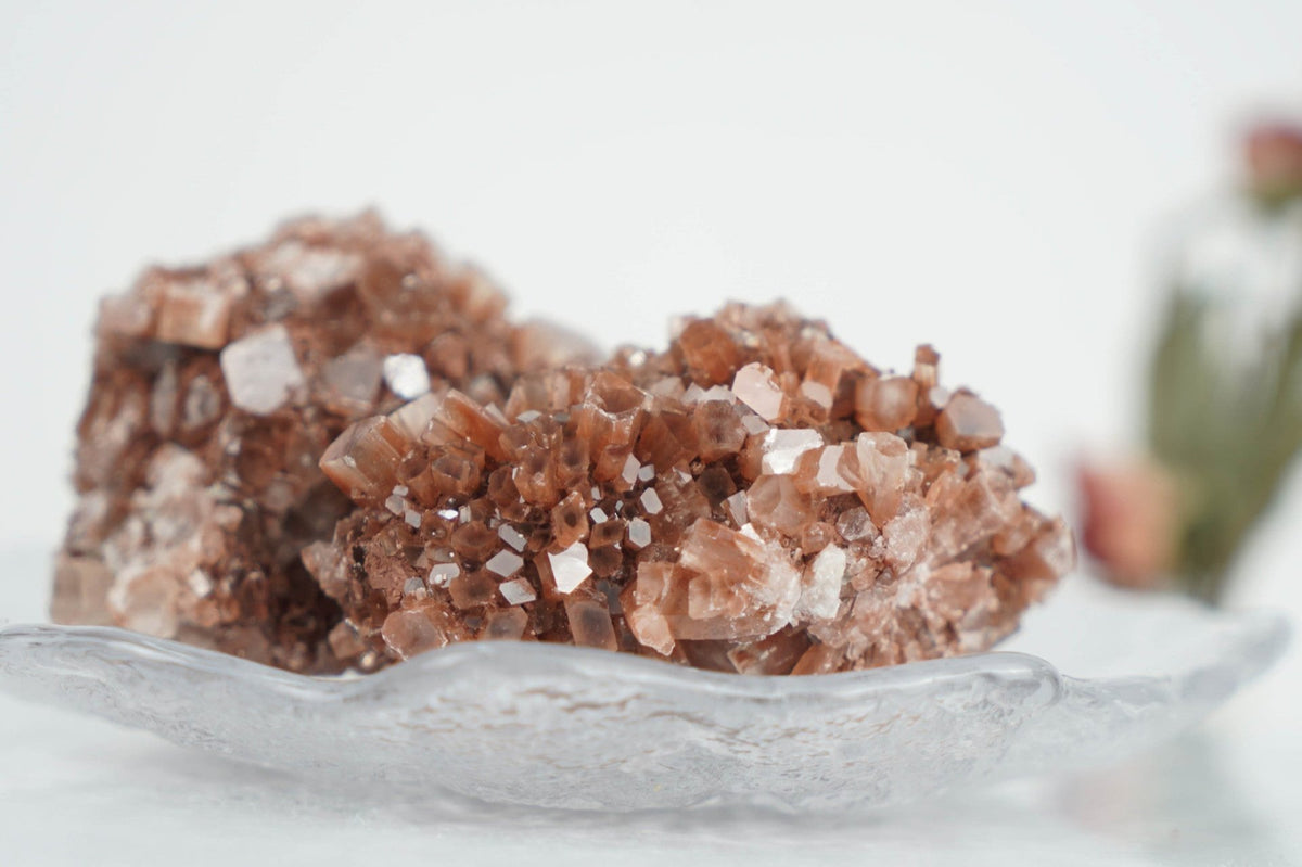 Aragonite Sputnik Cluster | Natural Starburst Mineral 100–200g