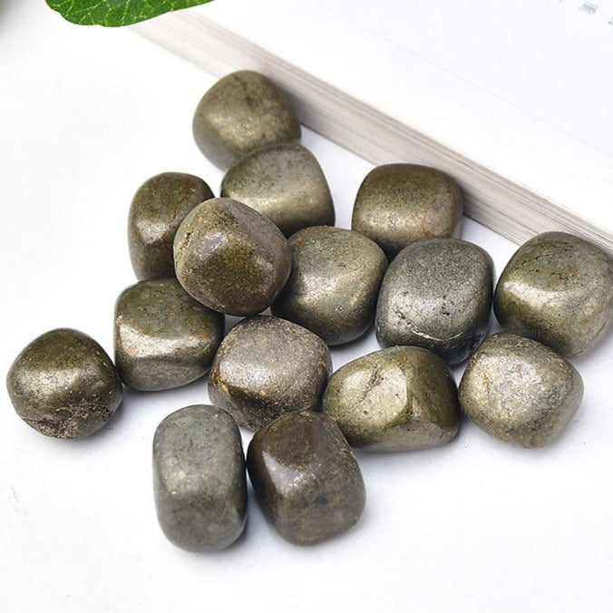 Pyrite Tumble | Natural Metallic Mineral 3cm
