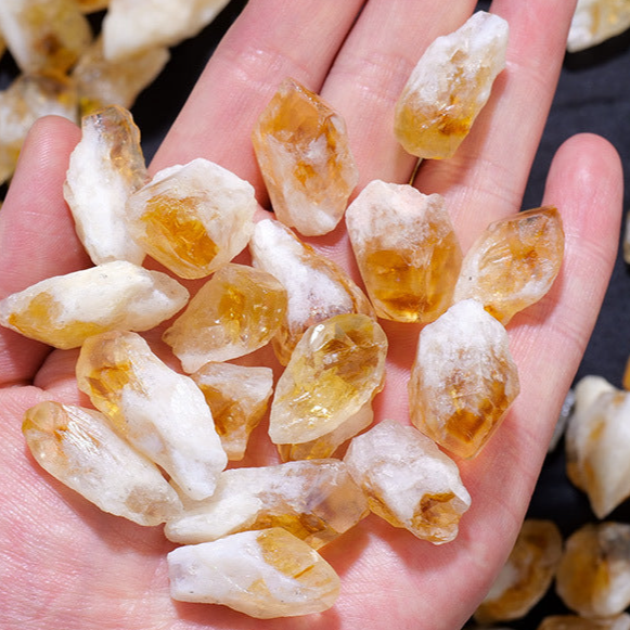 100g Raw Citrine Fairy Stone - Abundance and Optimism Crystal – Moon ...