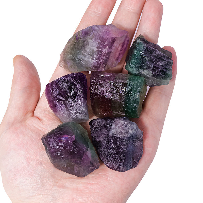 Raw Rainbow Fluorite | 100g Bag | 3–5cm Pieces