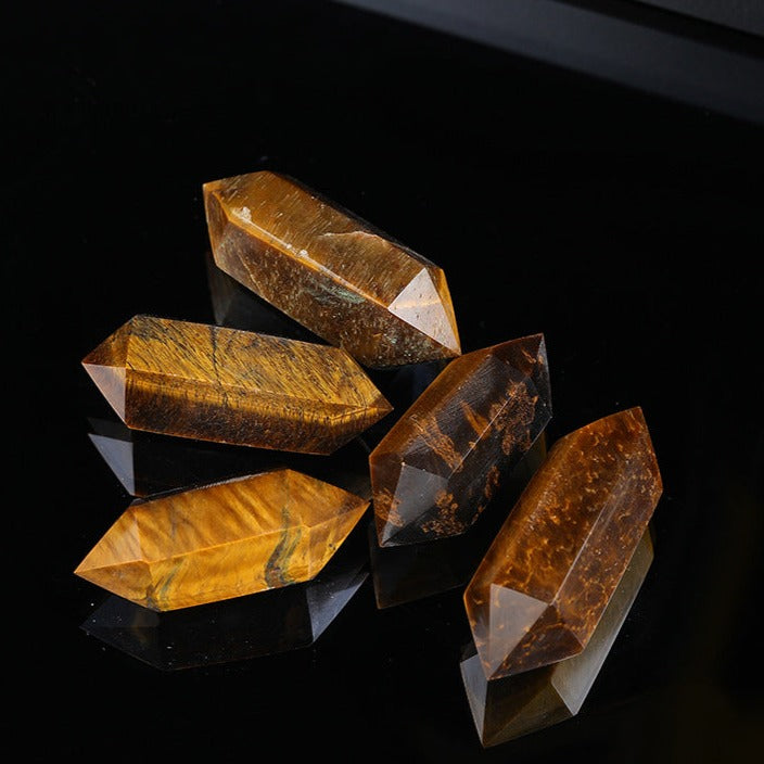 Tiger’s Eye Double-Terminated Point – Natural Crystal product photo 3