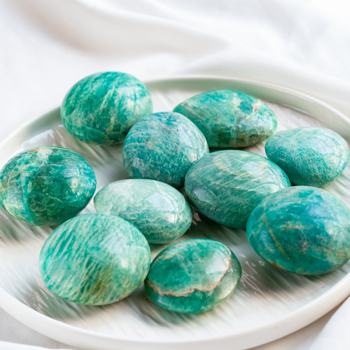 Amazonite Palm Stone | Natural Polished Crystal