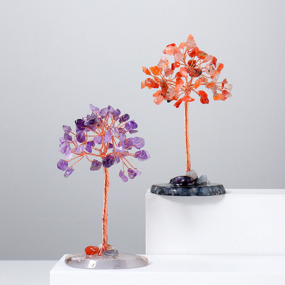 Amethyst Crystal Tree, Natural Stone Decor 11–12cm – alternate view 2