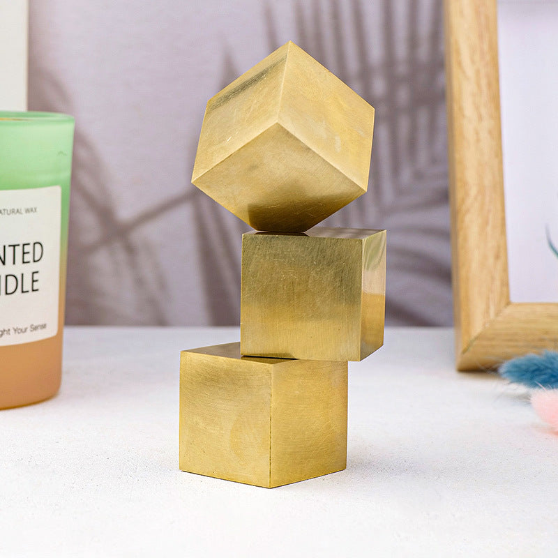 Natural Pyrite Cube in Matrix – Raw Mineral Cluster product photo 3