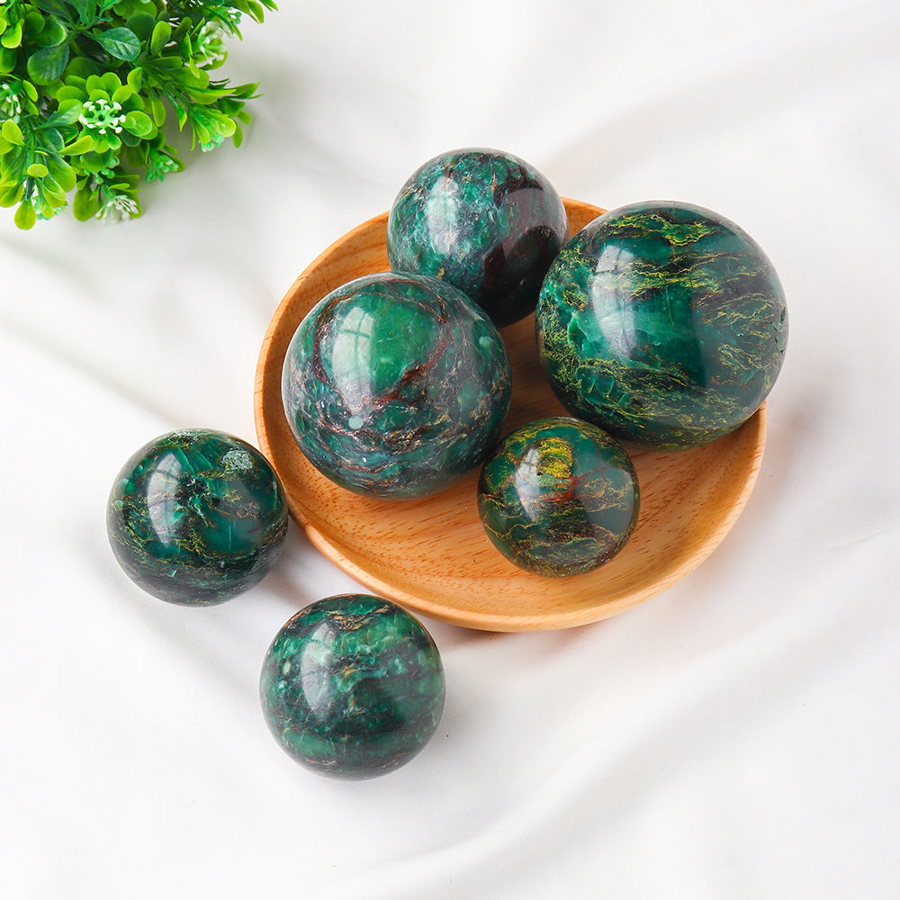 Colombian Emerald Sphere | Rich Green Mineral 4–5cm