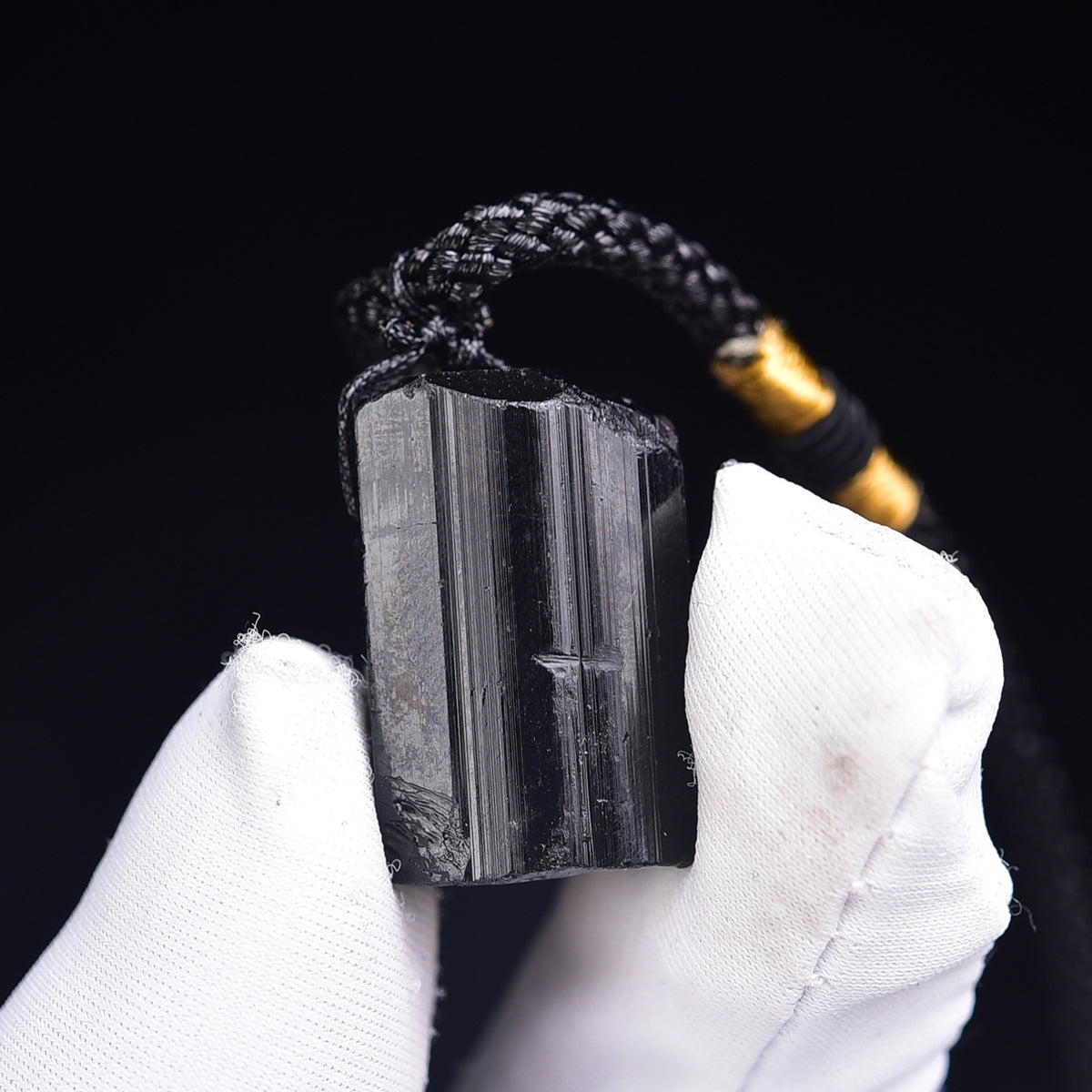 Raw Black Tourmaline Necklace – Protection Crystal Pendant product photo 4