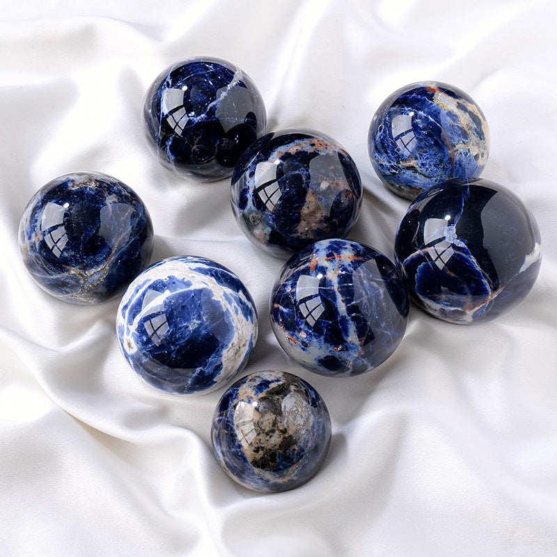 Sodalite Sphere | Natural Deep Blue Stone Ball
