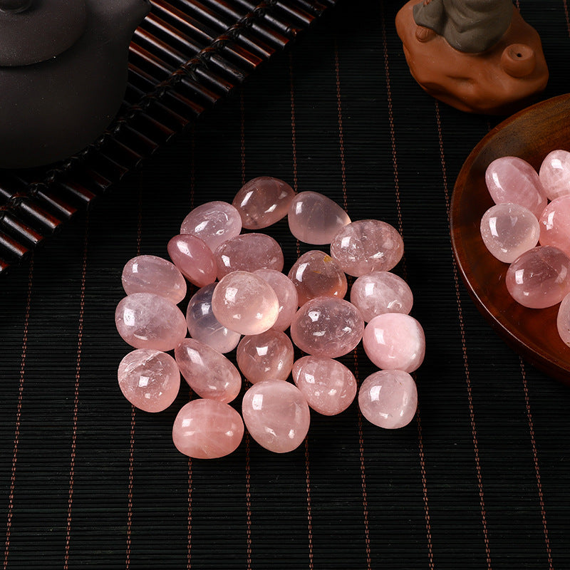 Rose Quartz Tumble - Unconditional Love Crystal for Heart Healing