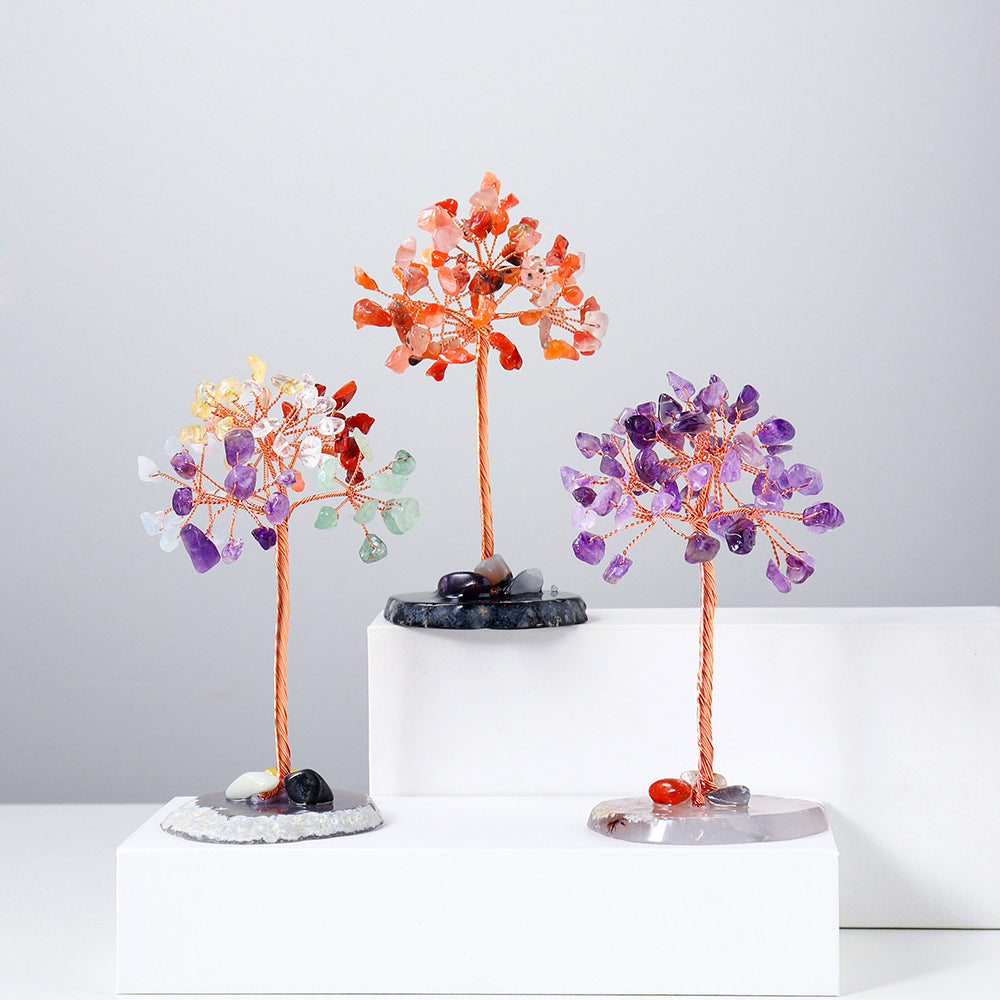 Amethyst Crystal Tree, Natural Stone Decor 11–12cm – alternate view 3
