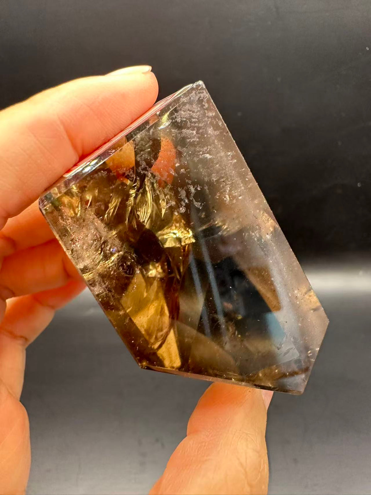 Congo Citrine Freeform with Rainbow, Exact Piece #1 – alternate view 20