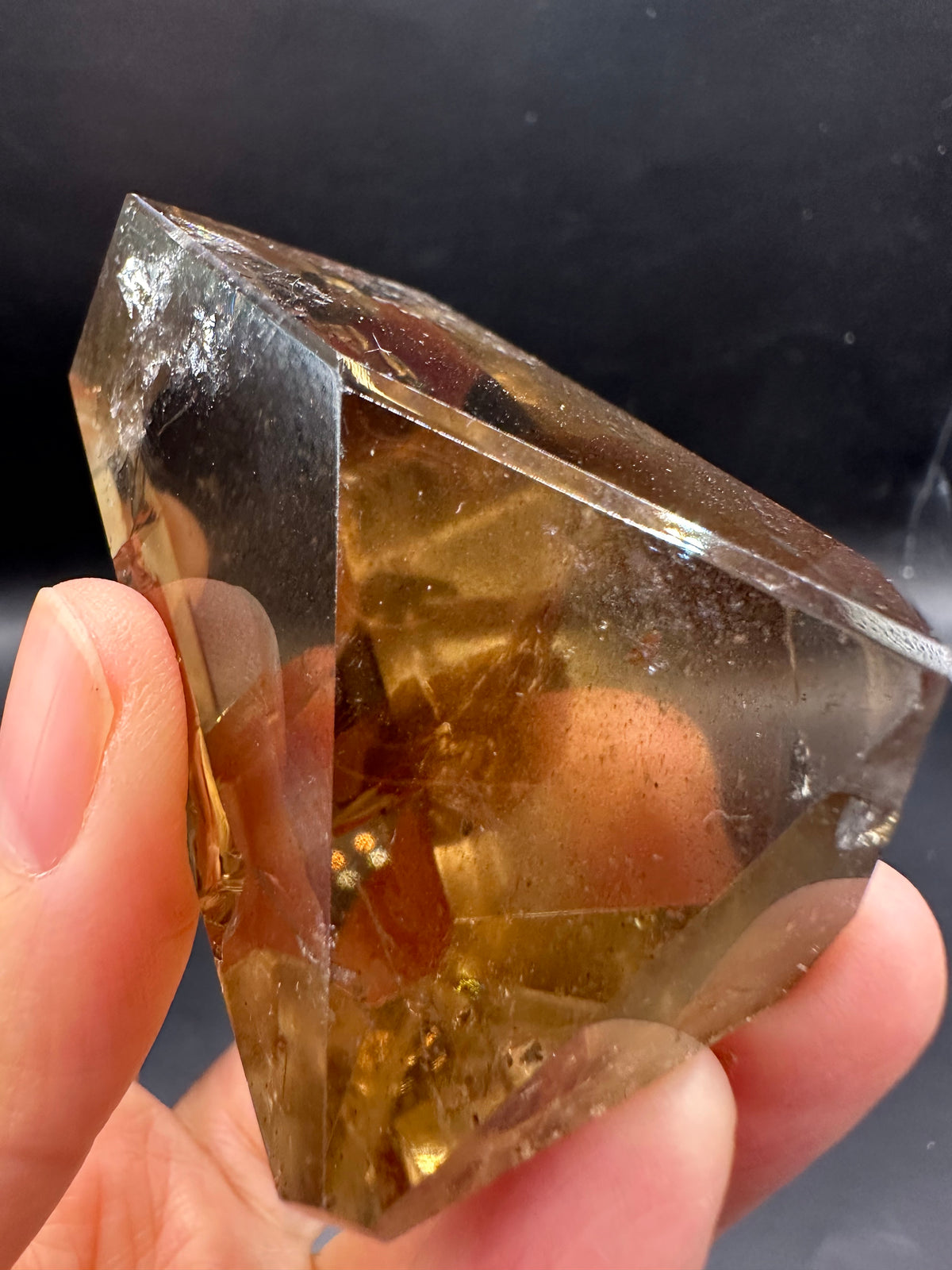Congo Citrine Freeform with Rainbow, Exact Piece #1 – alternate view 21