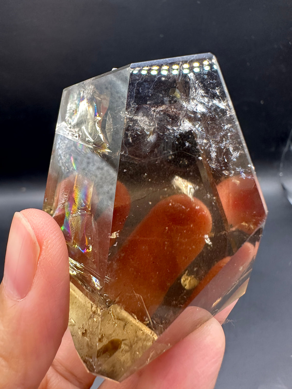 Congo Citrine Freeform with Rainbow, Exact Piece #1 – alternate view 22