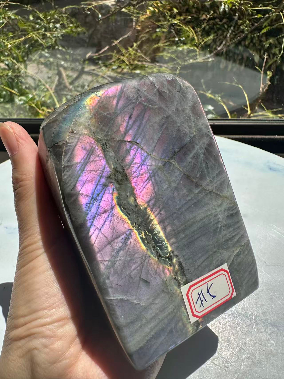 Moon Rituals exact piece rare large purple  Labradorite freeform #5