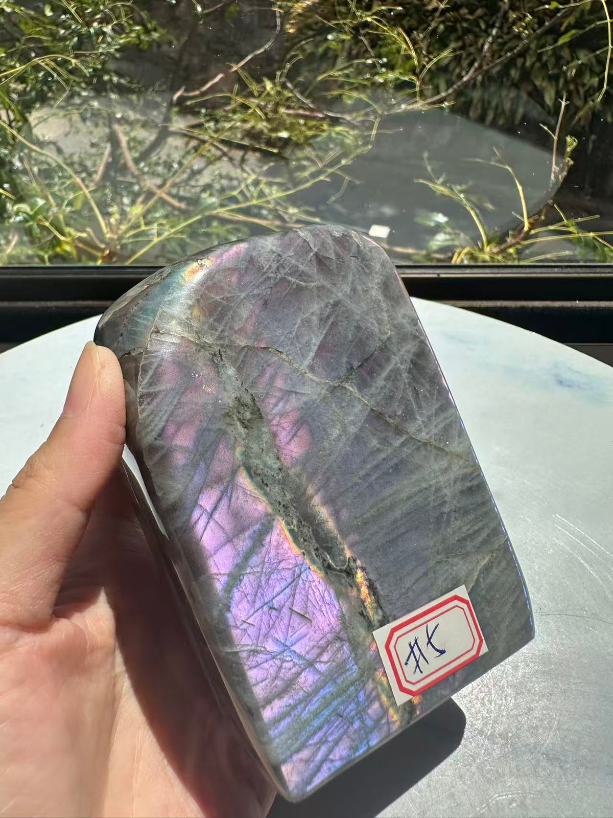 Moon Rituals exact piece rare large purple  Labradorite freeform #5