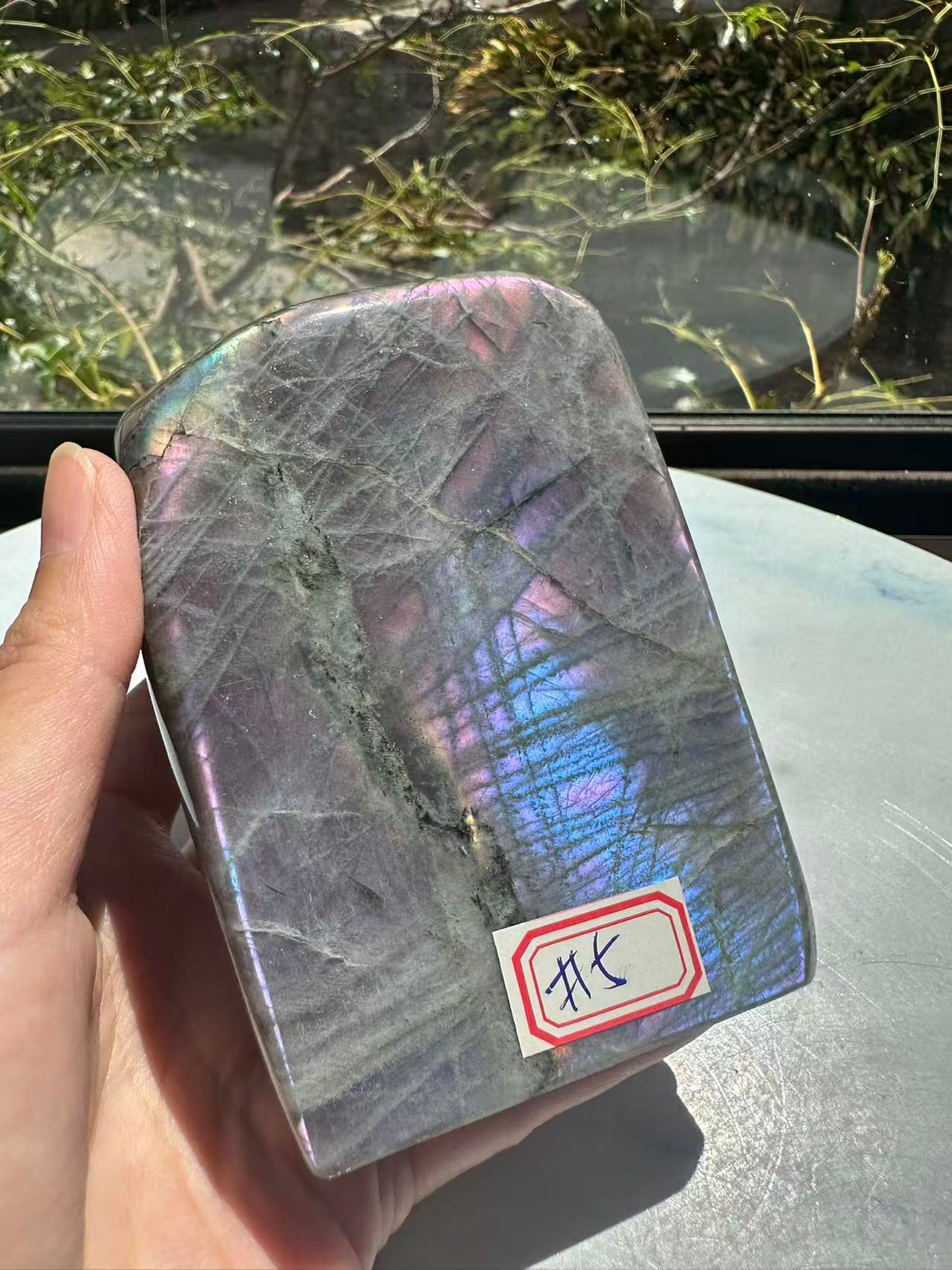Moon Rituals exact piece rare large purple  Labradorite freeform #5