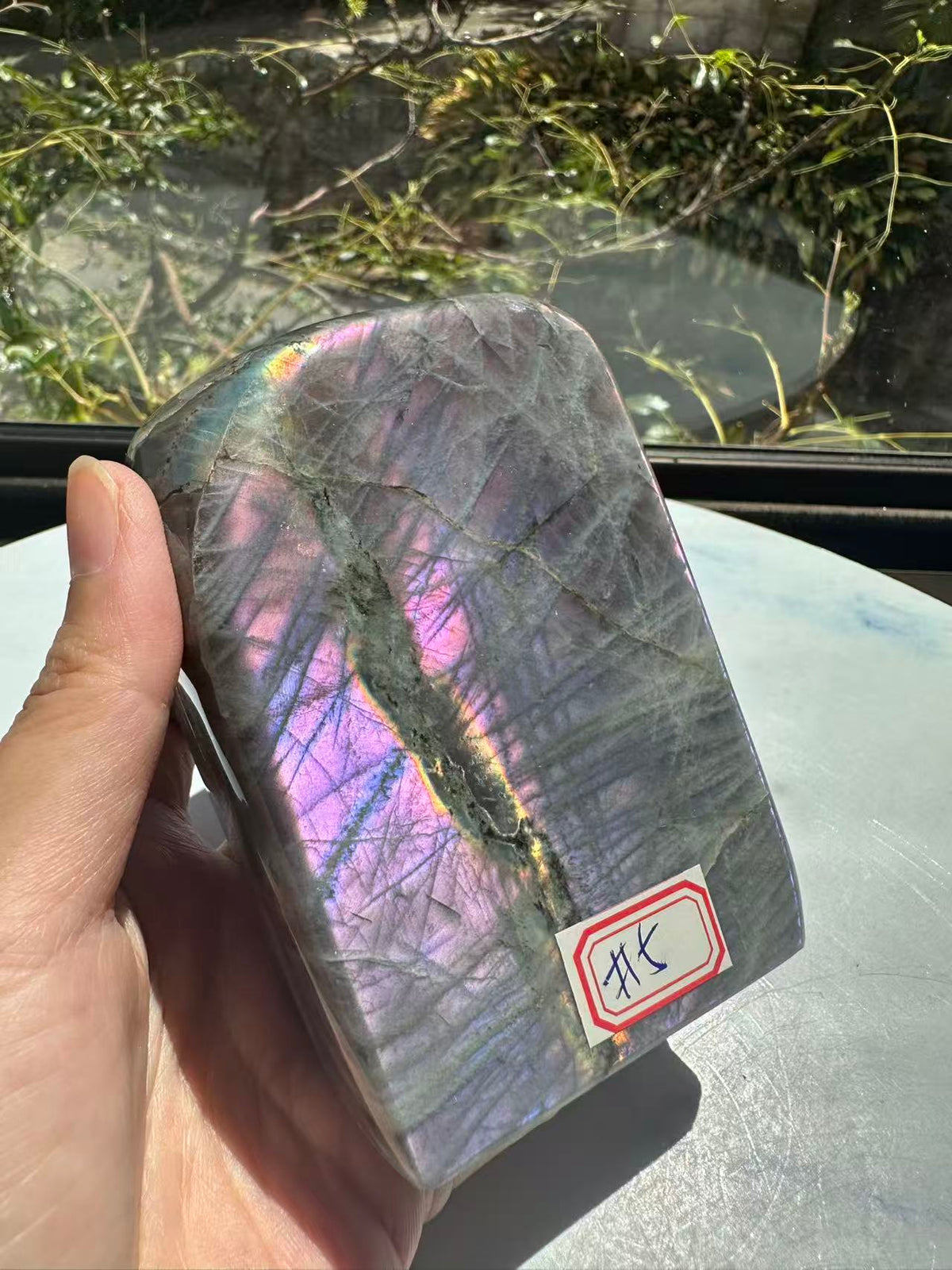 Moon Rituals exact piece rare large purple  Labradorite freeform #5