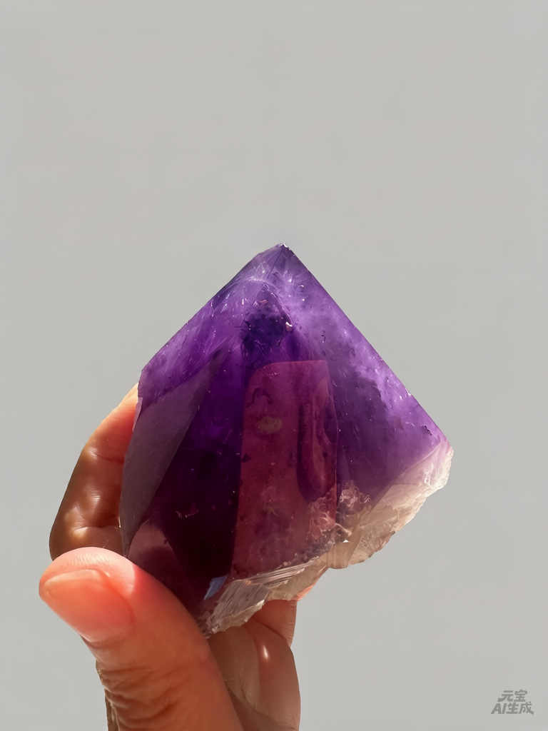 Uruguay Amethyst Druzy with Deep Purple Crystals, 425g 9.5cm Exact Piece #1 – alternate view 2