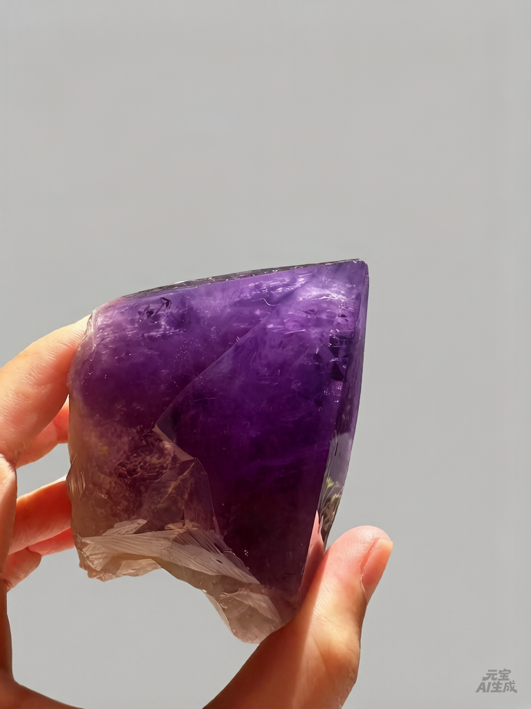 Uruguay Amethyst Druzy with Deep Purple Crystals, 425g 9.5cm Exact Piece #1 – product overview