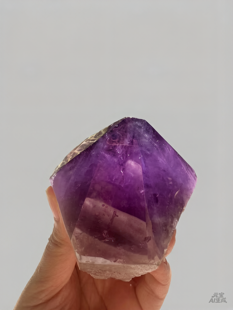 Uruguay Amethyst Druzy with Deep Purple Crystals, 425g 9.5cm Exact Piece #1 – alternate view 14
