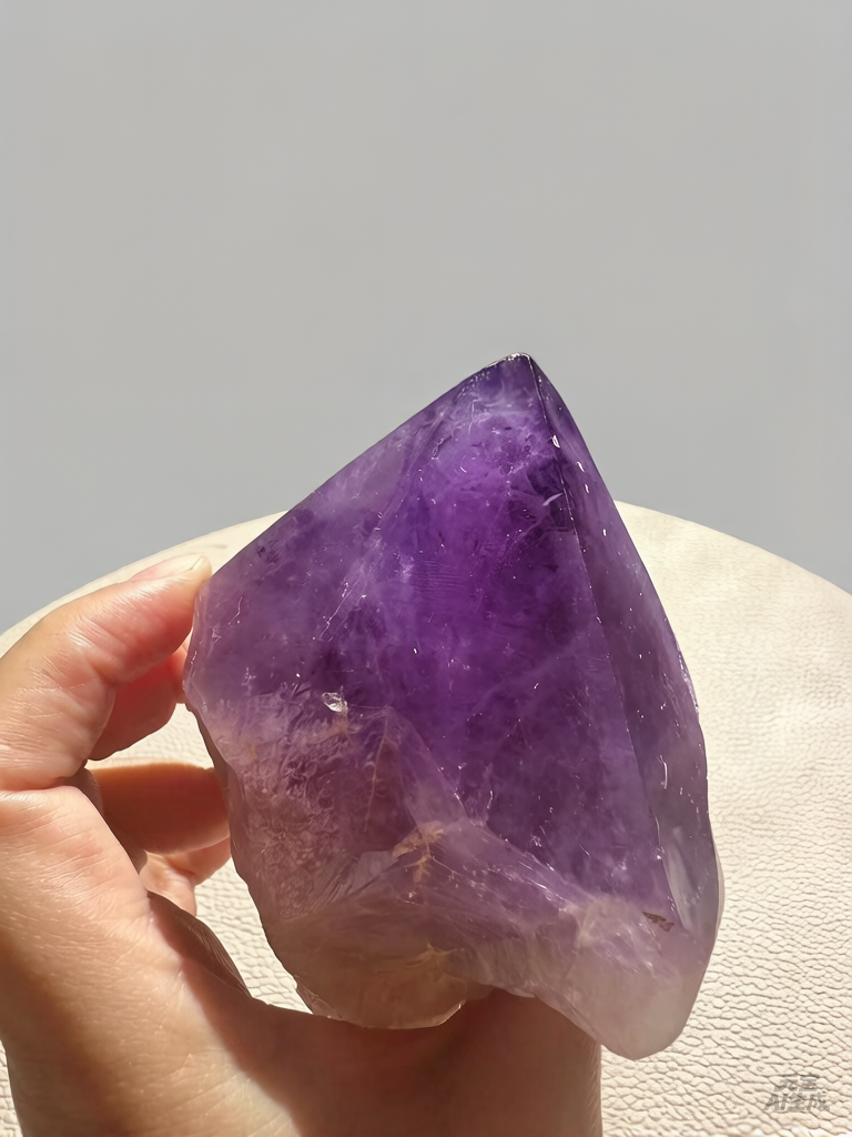 Uruguay Amethyst Druzy with Deep Purple Crystals, 425g 9.5cm Exact Piece #1 – alternate view 7